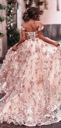 Colorful Gowns, Pink 3d, Pink Evening Dress, Pink Prom Dress, Pink Formal Dresses, Pink Prom, Blush Rose, Long Prom Dresses, Gown Prom