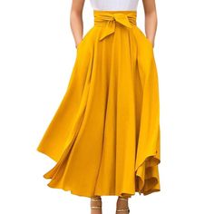 Check out this 70s pleated maxi skirt !




 This 70s pleated maxi skirt is a must-have for your wardrobe! It features a timeless design that will pair beautifully with your favorite tops and blouses. Its lightweight and supple fabric will keep you comfortable all day long. The elegant cut of this skirt will allow you to create a unique and elegant outfit for every occasion. Available in a variety of colors, this 70s skirt is the perfect choice to complete your vintage look!



 Subjects: Polyester



 Available colors: Orange / Red / Yellow




 Free Shipping 




 ✂ SIZE GUIDE







 Size


 Size (in cm)


 Length (in cm)







 S

 64

 92






 M

 69

 93






 L

 74

 94






 XL

 79

 95






 XXL

 84

 96 Maxi Skirt Design, Yellow Maxi Skirt, Bohemian Maxi Skirt, 70s Skirt, Long Flowy Skirt, Look Boho Chic, Yellow Maxi, High Waisted Maxi Skirt, Bohemian Maxi