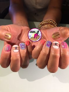 Hipster nails Fortune Teller Nail Art, Nails, Makeup