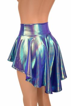 Shiny Stretch Mini Skirt, Metallic Stretch Skirt For Night Out, Metallic Stretch Skirt For Party, Shiny Fitted Mini Skirt, Fitted Shiny Mini Skirt, Summer Party Skirt In Iridescent Color, Metallic Stretch Mini Skirt For Summer, Metallic Stretch Skirt For Summer, Summer Metallic Stretch Skirt