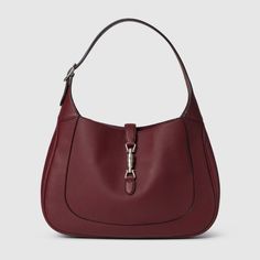 Shop the Jackie large shoulder bag in red at GUCCI.COM. Enjoy Free Shipping and Complimentary Gift Wrapping. Tom Ford Clothing, Blow Dry Salon, Guccio Gucci, Large Shoulder Bags, Mens Fall, Leather Shops, Louis Vuitton Shoulder Bag, Leather Silver, Large Bag