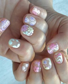 Nail Ideas For Girls Kids, Guitar Nails, Men Hands, Preppy Nails, Beachy Nails, Cute Short Nails, Magic Nails