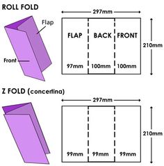 the diagram shows how to make an origami box with two sides and one end