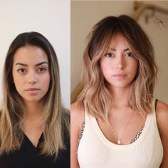 Medium Shag Haircut with Ombre Collarbone Length Hair, Medium Shag Haircuts, Shaggy Short Hair, Medium Short Hair