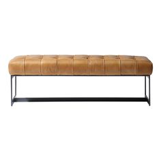 Wyatt Living Room Benches 2 San Simon, Leather Bedroom, Padded Bench, Industrial Aesthetic, Living Room Stools, Leather Bench, Living Room Bench, Bedroom Bench, Tufted Cushion