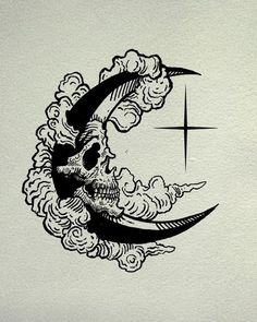 Engraving Tattoo, Goth Tattoo, Illustration Tattoo, Creepy Tattoos, Gothic Tattoo, Tattoo Style Drawings, Dark Art Tattoo, Tattoo Art Drawings, 캐릭터 드로잉