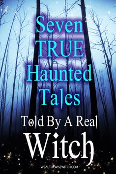 the cover for seven true - themed tales told by a real witch