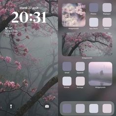 Iphone Widget Wallpaper Ideas, Phone Theme Ideas Aesthetic, Ideas For Iphone Home Screen, Home Screen Ideas Purple, Ios Inspo Aesthetic, Phone Themes Purple, Iphone Background Layout, Purple Ios Layout, Purple Homescreen Layout