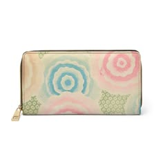 "Cute retro flower wallet with Korin Furuya's flower art! The art was from 1901 by Japanese artist, Korin Furuya. If you like Japanese retro item, this will be perfect! Also very unique gift for family, friends, co-worker, as birthday gift, Christmas gift, etc... The item will be made and shipped from China. Production time is 3-5 business days and shipping is 10-12 days.  Please place your order early for a timely delivery. For carrying around all your credit cards, cash, and driver's licenses Vintage Multicolor Wallet For Daily Use, Flower Wallet, Unique Wallets, Fun Wallets, Cute Wallet, Zippered Clutch, Cute Wallets, Cute Christmas Gifts, Rose Bleu