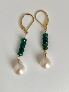 Basic Jewellery, Natural Stone Earrings Handmade, Earrings Beads, Pearl Jewelry Design, Natural Stone Earrings, Basic Jewelry, Gem Earrings, Homemade Jewelry, Bead Jewellery