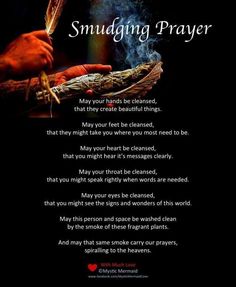 Smudging Prayer, Native American Prayers, Native American Spirituality, American Quotes, Native American Wisdom, Sage Smudging, Native American Quotes, Thought For Today, Under Your Spell