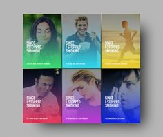 Since I Stopped Smoking on Behance Social Media Campaign Design, Life I Want, Poster Series, Social Media Design Inspiration, Social Media Campaign, Social Media Design Graphics, E Card, Magazine Layout, Corporate Design