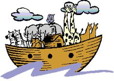 an image of a boat with giraffes on it