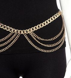 Chain belt adjustable gold tone Trendy Adjustable Gold-tone Jewelry, Trendy Gold Metal Body Jewelry, Trendy Gold Jewelry With Adjustable Length, Trendy Adjustable Body Jewelry With Adjustable Chain, Trendy Adjustable Formal Belt, Trendy Adjustable Belt For Formal Occasions, Elegant Adjustable Choker For Night Out, Elegant Gold Jewelry For Night Out, Trendy Adjustable Body Jewelry