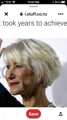 Haircuts For White Hair Older Women, Short Short Bob Hairstyles, Short Grey Hair Over 70, Helen Mirren Hair, Haircuts For Older Women, Best Haircuts, Chin Length Hair, Bob Haircut For Fine Hair, Choppy Hair