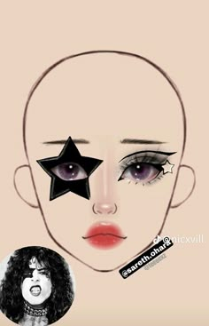 Kiss Makeup Band, Kiss Band Makeup, Makeup Tutorials Step By Step, Make Up Guide, Asian Makeup Tutorials, Korean Makeup Tips, Funky Makeup, Gyaru Makeup