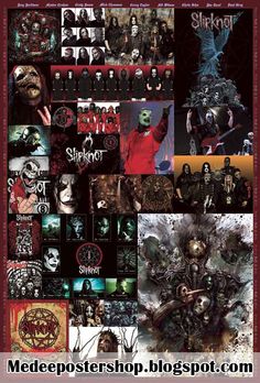 a collage of different images with the words slayer on them