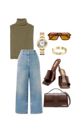 Capsule Wardrobe Neutral, Outfit Idea Aesthetic, Neutral Outfit Ideas, Idea Aesthetic, Design Moda, Neutral Outfit, Casual Chic Outfit, Outfit Inspo Fall