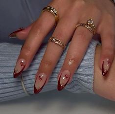 Cherry Nails, Xmas Nails, Classy Nails