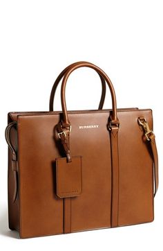 Burberry 'Ambrose' Briefcase | Nordstrom Sac Week End, Kelly Bag, Handbag Heaven, Burberry Handbags, Leather Briefcase, Women's Handbags, Designer Bag, Laptop Case, Bagpack