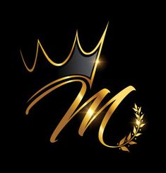 a gold and black logo with a crown on it's left side, which reads no