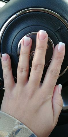 Ombre French Manicure, French Manicure Gel, Neutral Nail Art Designs, Manicure Natural, Short French Nails, Neutral Nail Art, Potato Sticks, Gel French Manicure, French Pedicure