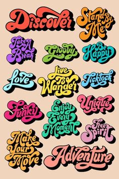 some type of stickers that are in different colors