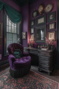 bedroom decor, goth bedroom, bedroom ideas, dark bedroom, bedroom ideas, purple bedroom Goth Bedroom Decor, Home Haunted House, Whimsy Goth Bedroom, Unique Bedroom Ideas, Haunted House Decor, Goth Bedroom, Elegant Bedroom Decor, Unique Bedroom, Purple Bedroom