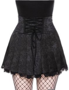 Gothic Black Mini Skirt Bottoms, Goth Skirt Shien, Black Gothic High-waist Skort, Black Gothic Mini Skirt, Black Pleated Mini Skirt, Black Jean Skirt, Killstar Dress, Black Skater Skirts, Utility Skirt