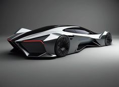 a futuristic car is shown in this image