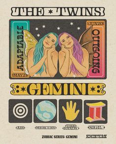 an old poster with two women holding hands in front of the words, gumine