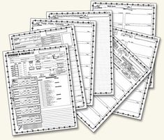 five lined notebooks with lines on them, each containing an individual's workbook