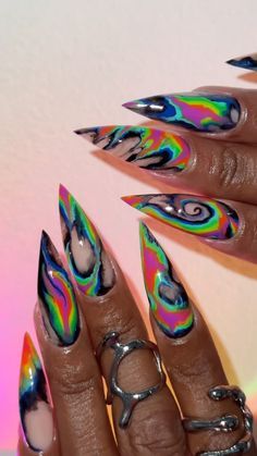 #nailart #nails #nailtok #nailstiktok #acrylics #nailtech #newnails #nailsinspo #nailtutorial  #nailprices #springnails #nailsoftiktok #nailsartvideos #flowernails #springnailinspo #nailcontent #nail#nails #nailart #nailtutorial#nailtech #nailsartvideos #naildesigns #nailartist #nailedit #nailsdesign#nail #nailart #dottingtool#dottingtools #dottingnailart #naildesigns #nailsartvideos #nailathome #DIY #naildottingtools #nails #naildesigns #nails #nail #nailart #foryou #nailart #nailpolish #nailar Cracked Nails Design, Bright Colour Nail Designs, Crazy Long Nails, Juneteenth Nail Design, 90s Nail Designs, Juneteenth Nails, Alabama Nails, Creative Nail Ideas, Slime Nails