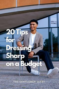 Discover 20 essential tips for dressing sharp on a budget in our ultimate guide! Elevate your style without breaking the bank with practical fashion advice, smart shopping strategies, and affordable outfit ideas. Perfect for men who want to look dapper without spending a fortune. Learn how to build a versatile wardrobe, find quality pieces at low prices, and master the art of looking polished on a budget. Visit The Gentlemen Diary for expert style tips and budget-friendly fashion inspiration! Sharp Outfits For Men, Ridiculous Outfits, Style Tips For Men, Time Budget, Dapper Gentleman Style, The Gentlemen, Gentleman Aesthetic, Practical Fashion