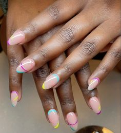 Girls Trip Nails, Fall Cruise Nails, Bachelorette Nail Ideas, Island Vacation Nails, Fun Vacation Nails, Bridal Shower Nails, Bachelorette Nails, Shower Nails, Chrome Manicure