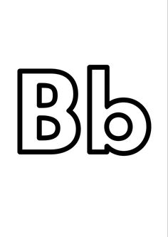 the word blb is shown in black and white