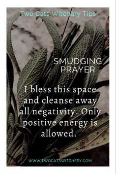 What To Say When Cleansing With Sage, House Cleansing Ritual Smudging, Sage Chants Smudging Prayer, Sage House Cleansing Smudging Prayer, How To Cleanse Your Home Of Bad Energy With Sage, Magick Spells