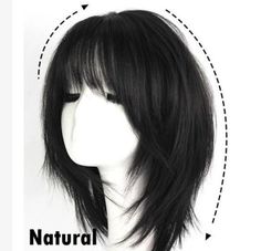 Different Women Haircuts, Neck Length Layered Hair, Wolfcut Hair Bangs, Wolfcut Wig, Shizuku Haircut, Neck Length Haircut, Haircuts Oval Face, Short Wolfcut With Bangs, Wolfcut With Bangs