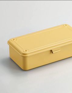 an empty yellow box on a white background