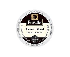 k - cups house blend dark roast coffee for keuric brewers, 24 count