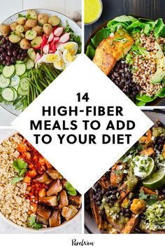 Rich In Fiber Meals, High Fibre Recipes Dinners, Good Fiber Meals, High Fiber Lunches On The Go, Low Cholesterol High Fiber Diet, High Fibre Meal Plan, High Fiber Foods Breakfast, High Fiber Vegetarian Meals