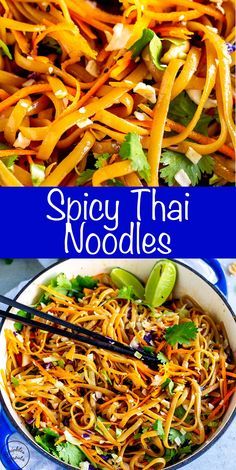 this spicy thai noodle salad is so good it's ready to be eaten