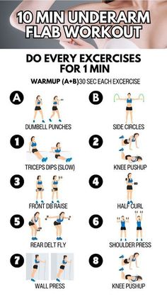 the 10 minute workout plan for women is shown in black and white, with instructions to do