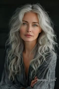 Grey Hair Women, Matt Dixon, Shag Hairstyle, Grey Hair And Glasses, Elven Queen, Hair Color Guide, Grey Blonde Hair