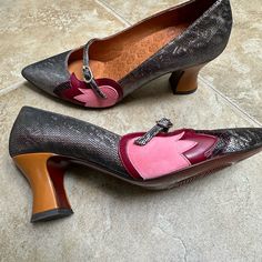 Dark Grey Sequins With Flame Design On The Sude. Low Heel Makes For Comfortable Walking. Mihara Shoes, Chie Mihara Shoes, Flame Design, Low Heels, Shoes Women Heels, Dark Grey, Shoes Heels, Walking, Women Shoes