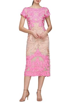 Swirling soutache tape lends festive appeal to a chic lace cocktail dress that will get glasses raised. 47 1/2" length (size 8) Bateau neck Cap sleeves Lined, except sleeves 100% nylon Dry clean Imported Fitted Floral Embroidered Lace Dress For Gala, Fitted Lace Dress With Floral Embroidery For Gala, Elegant Lace Dress With Floral Embroidery For Party, Elegant Party Lace Dress With Floral Embroidery, Elegant Floral Embroidered Lace Party Dress, Glamorous Spring Gala Lace Dress, Glamorous Lace Dress For Gala In Spring, Fitted Floral Embroidery Lace Party Dress, Fitted Floral Embroidered Lace Dress For Evening