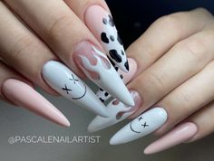 Advanced Nail Art, Nail Designs Easy, Easy Nail Design, Stilleto Nails Designs, Creative Nail Art, Nail Designs Ideas, Beauty Hacks Nails, Summer Nail Designs, Elegant Nail