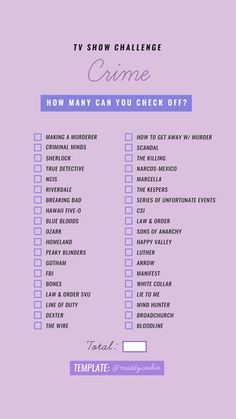 a purple checklist with the words how many can you check off?