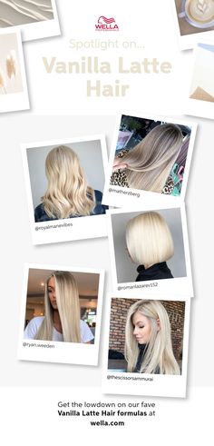 From vanilla blonde tones to smooth and creamy blonde hair colors, click to find your perfect vanilla latte hair look on our Trend Hub. Creamy Blonde Hair, Latte Hair, Beige Blonde Hair Color, Vanilla Blonde, Blonde Hair Colors, Pretty Mermaids, Creamy Blonde