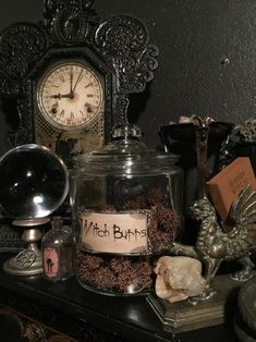 Witch Cottage, Gothic Rose, Vintage Jars, Vintage Halloween Decorations, Witchy Decor, Gothic Aesthetic, Witch House, Witch Aesthetic, Tarot Readings